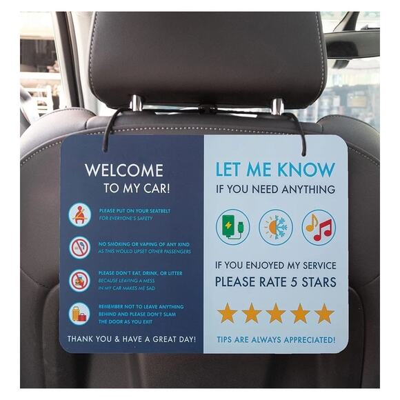 Sign 2-Pack - Universal, Large Sign for Better Customer service - Picture 1 of 3